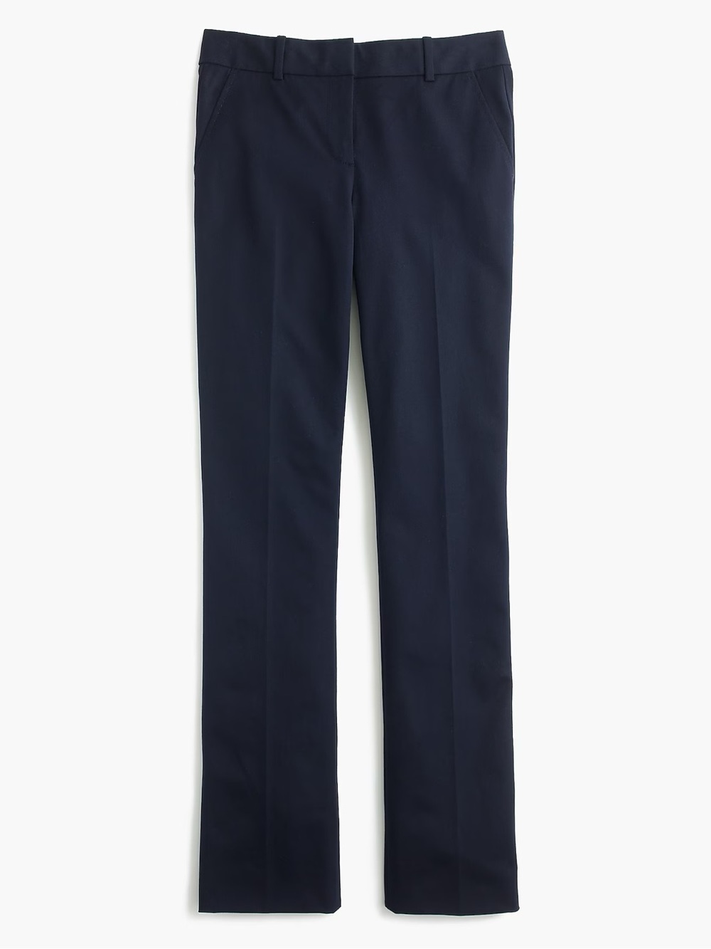 J.Crew Campbell Navy Straight-Leg Wool Trousers
